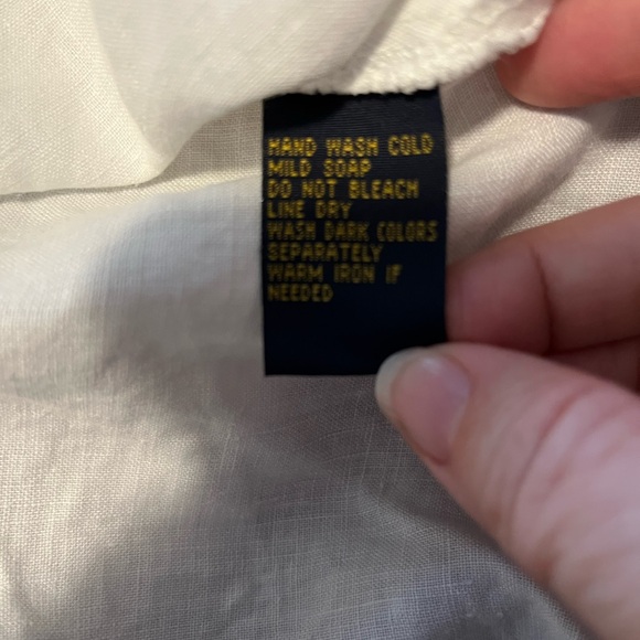 ECOLOGIE 100% Irish linen amazing handcrafted lace size S - Picture 4 of 8